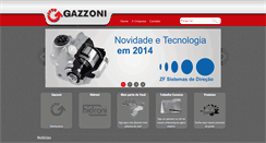 Desktop Screenshot of gazzoni.com.br